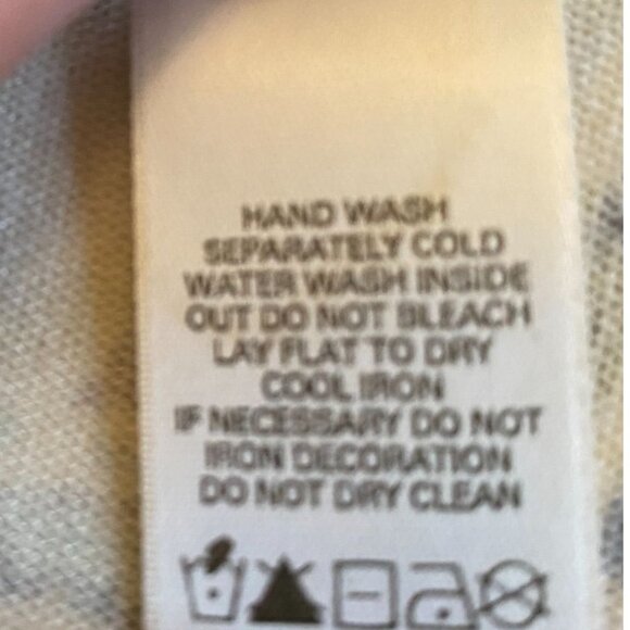 Emma James Blue and White Floral Scoop Neck Knit Tank with Beading Size 3X - Picture 4 of 9